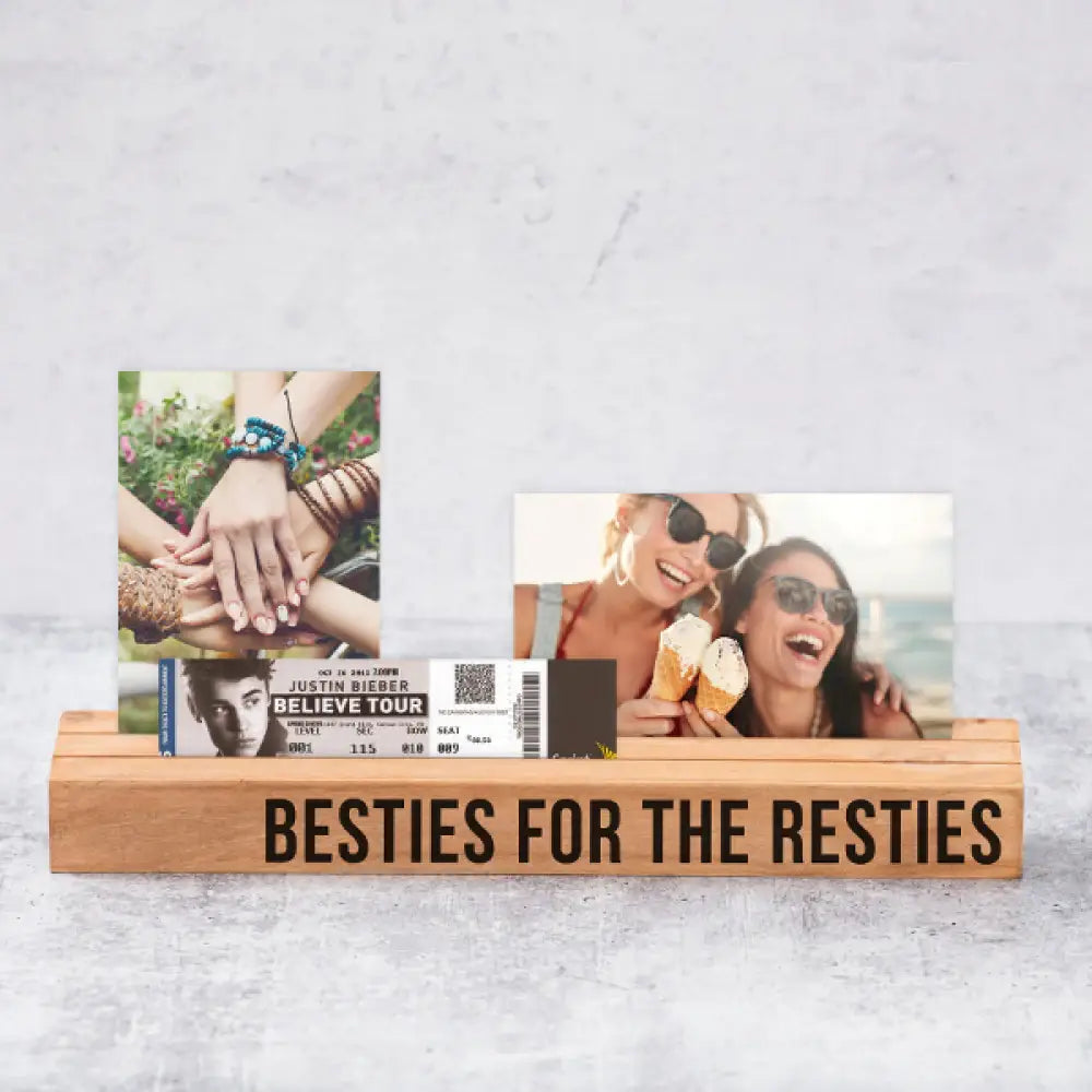 Besties for the Resties Memory Stick Wood: Brown