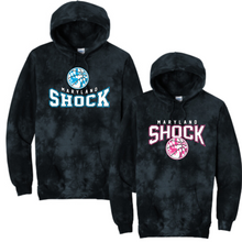 Load image into Gallery viewer, Customized Shock travel basketball-tie dye hoodie- black
