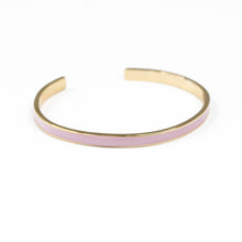 Load image into Gallery viewer, You Didn&#39;t Wake Up To be Weak Enamel Bangle Bracelet
