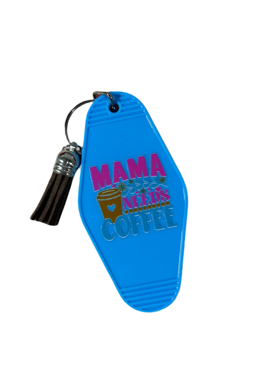 Mama needs coffee keychain