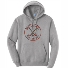 Load image into Gallery viewer, WMHS field hockey hoodie- vintage logo- gray
