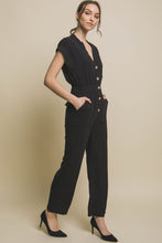 Load image into Gallery viewer, Love Tree Button Up Front Pocket Jumpsuit
