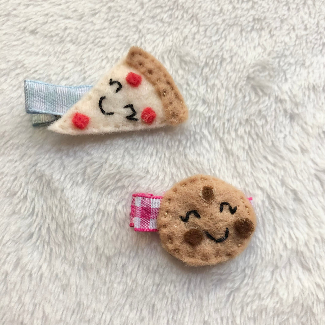 Favorite Foods Felt Clips