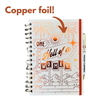 Load image into Gallery viewer, One Hell Of A Woman Journal (funny, gift, empowering)
