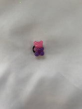 Load image into Gallery viewer, Pink and purple ombré Gummy Bear Shoe Charm
