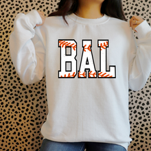 Load image into Gallery viewer, Baltimore baseball apparel-BAL- white
