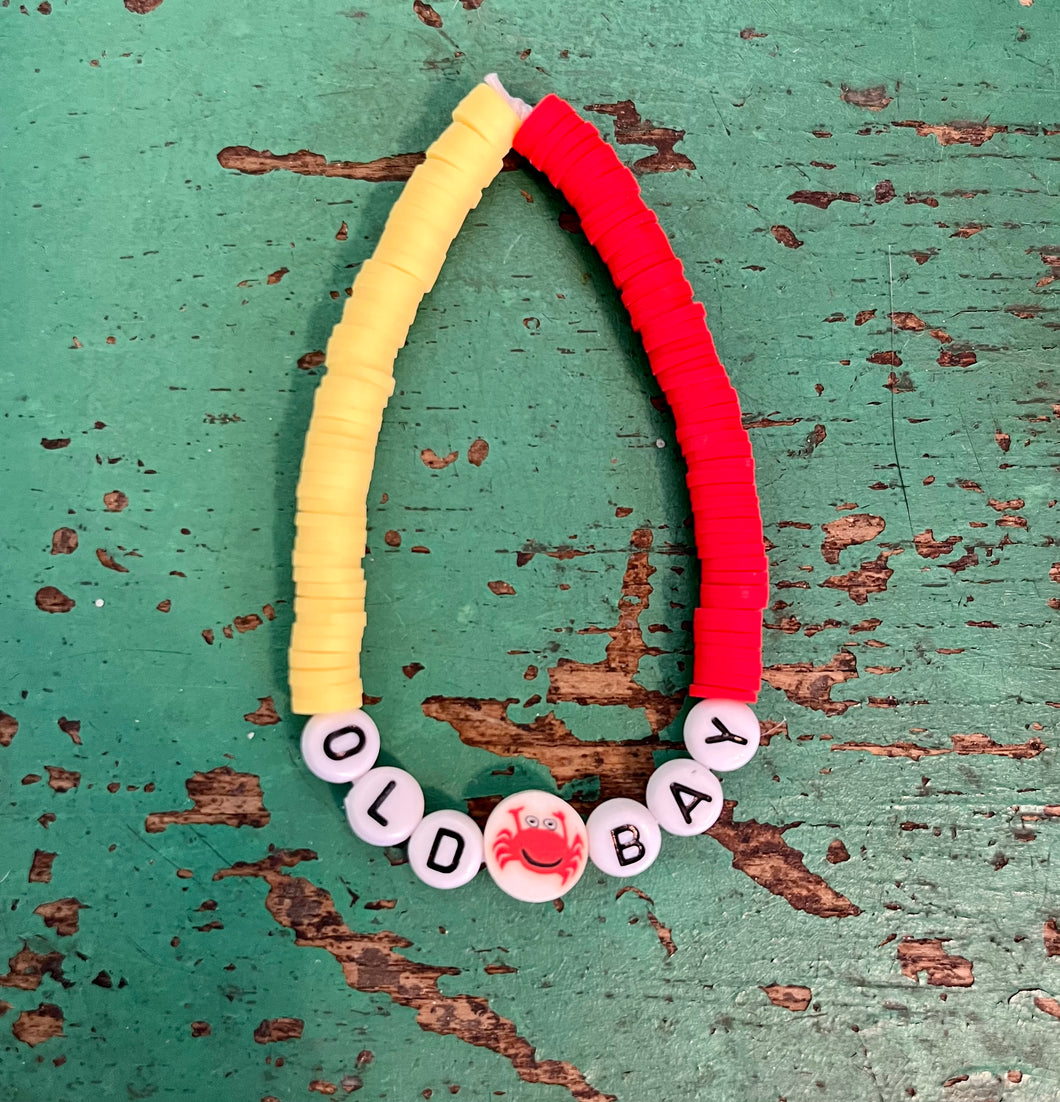 Old Bay Crab Bracelet
