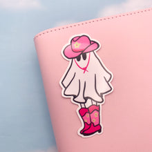 Load image into Gallery viewer, Cowboy Ghost Sticker
