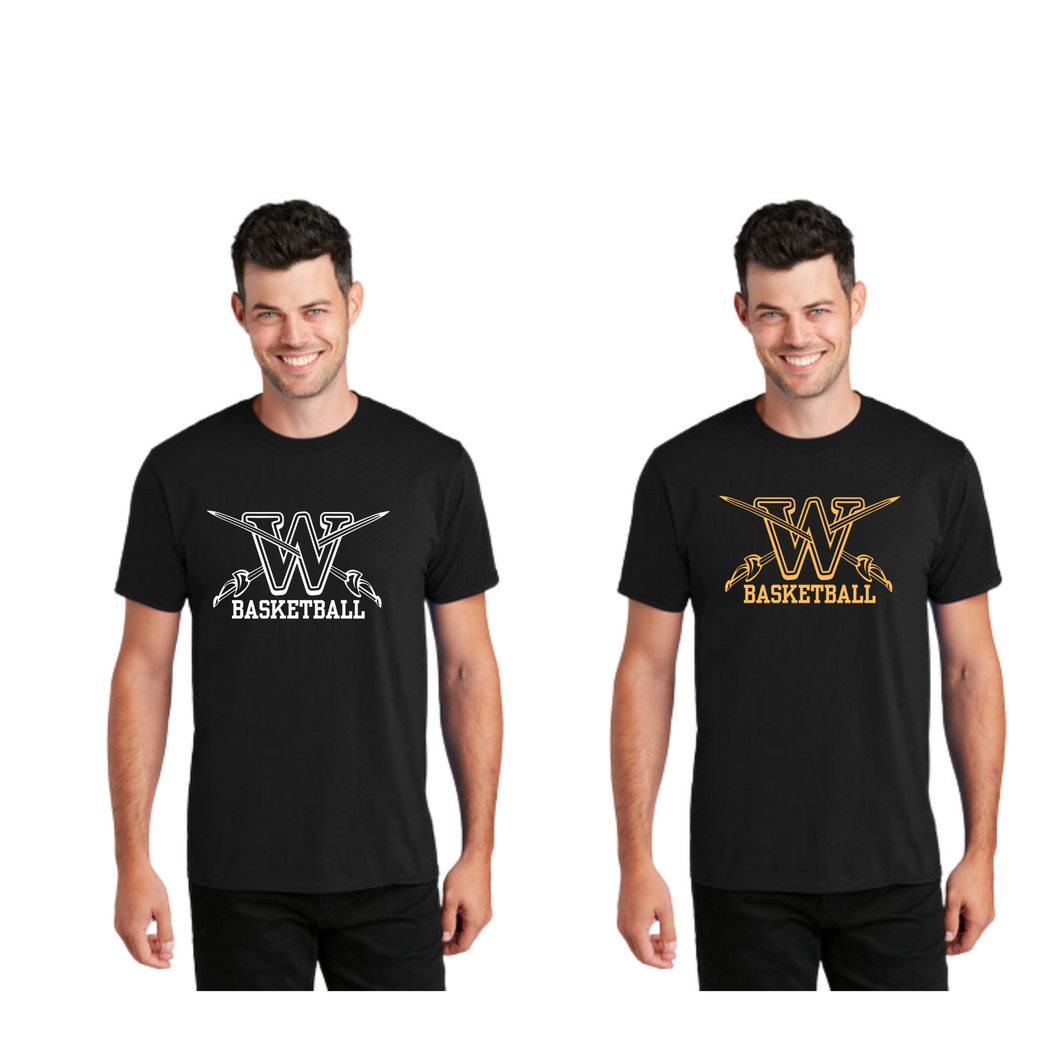 Winfield rec basketball- black unisex tee