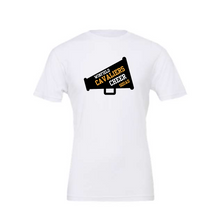 Load image into Gallery viewer, winfield cheer- YOUTH megaphone tee, sweatshirt, long sleeve, tank -white

