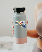 Load image into Gallery viewer, Blue Crab State of Mind Watercolor Sticker
