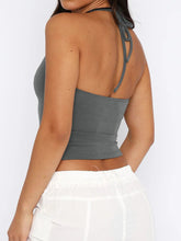Load image into Gallery viewer, Lace Detail Halter Neck Cami
