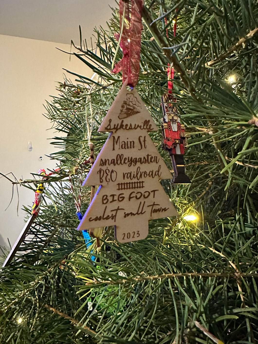 Sykesville favorites- holiday tree ornament