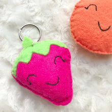 Load image into Gallery viewer, Felt Fruit Keychains
