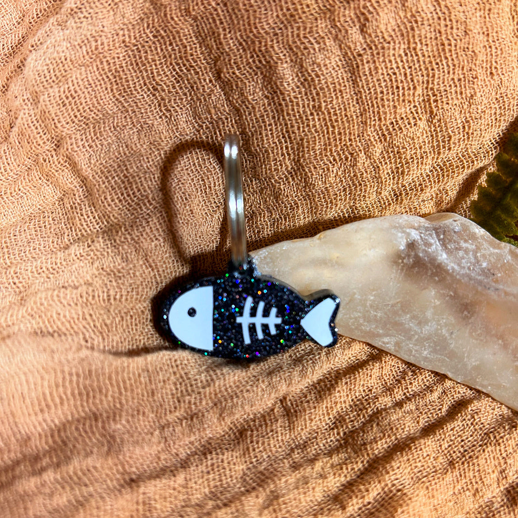 Fish Bone Pet Tag