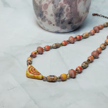 Load image into Gallery viewer, Aztec Necklace - 17&quot; with 2&quot; chain extender
