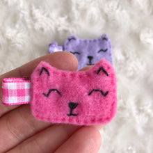 Load image into Gallery viewer, Happy Cat Hair Clips
