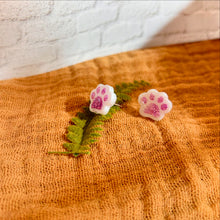 Load image into Gallery viewer, Custom paw print stud earrings
