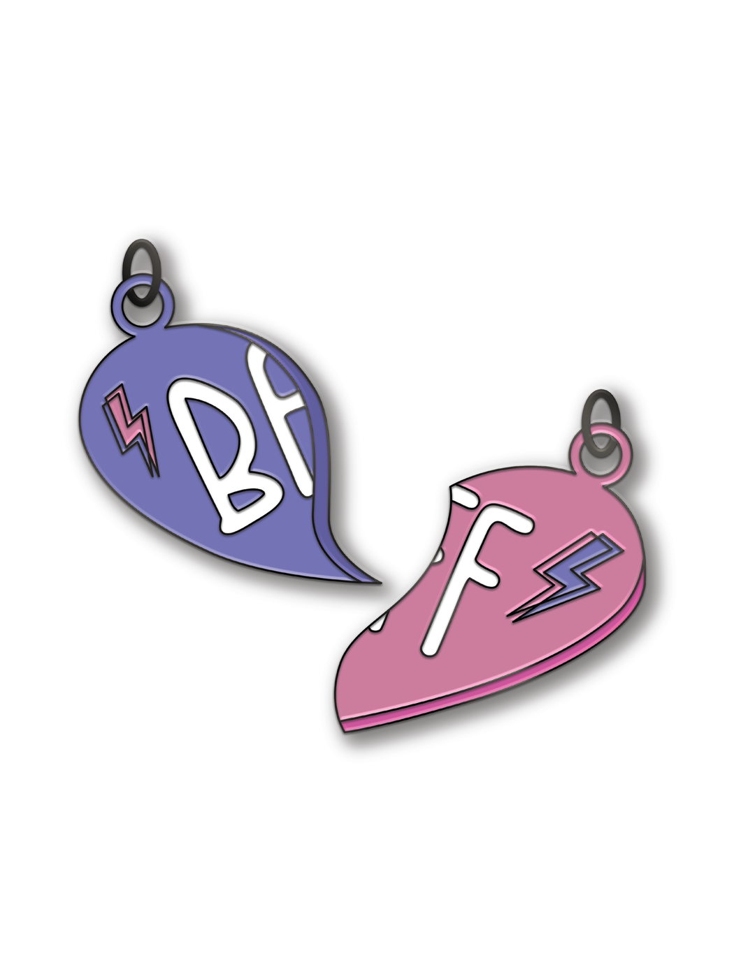 Best friends forever pin set