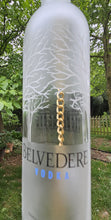Load image into Gallery viewer, Upcycled Small Belvdere Vodka Bottle Wind Chime - Cascading
