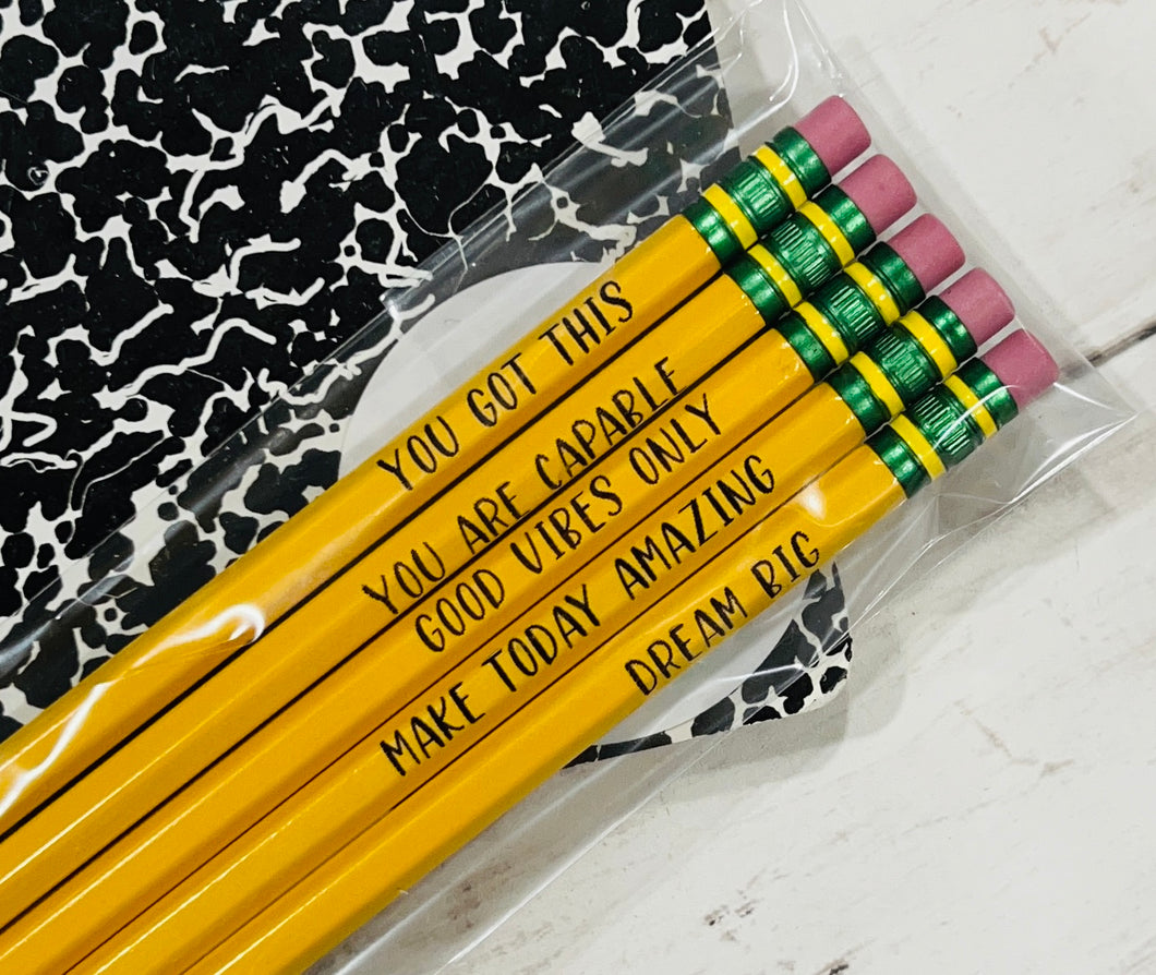 Inspiration Engraved Pencils