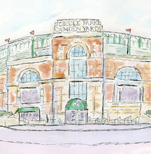 Load image into Gallery viewer, Camden Yards watercolor 5x7
