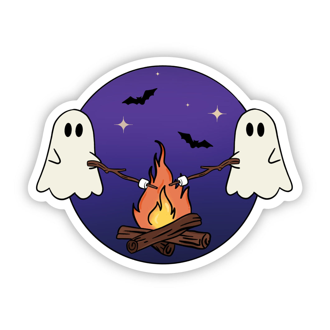 Ghost Roasting Smores Sticker
