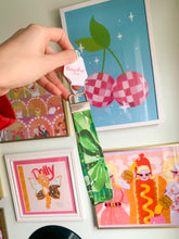 Load image into Gallery viewer, Leafy Lady Wristlet Keychain
