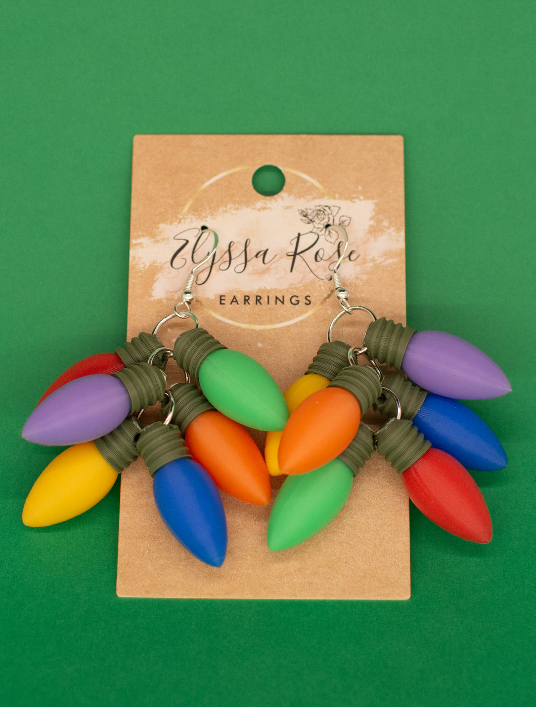 Christmas Lights earrings