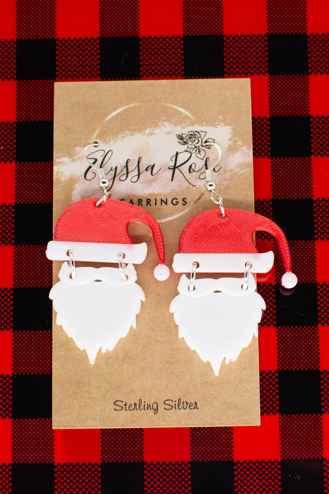 Santa Beard earrings