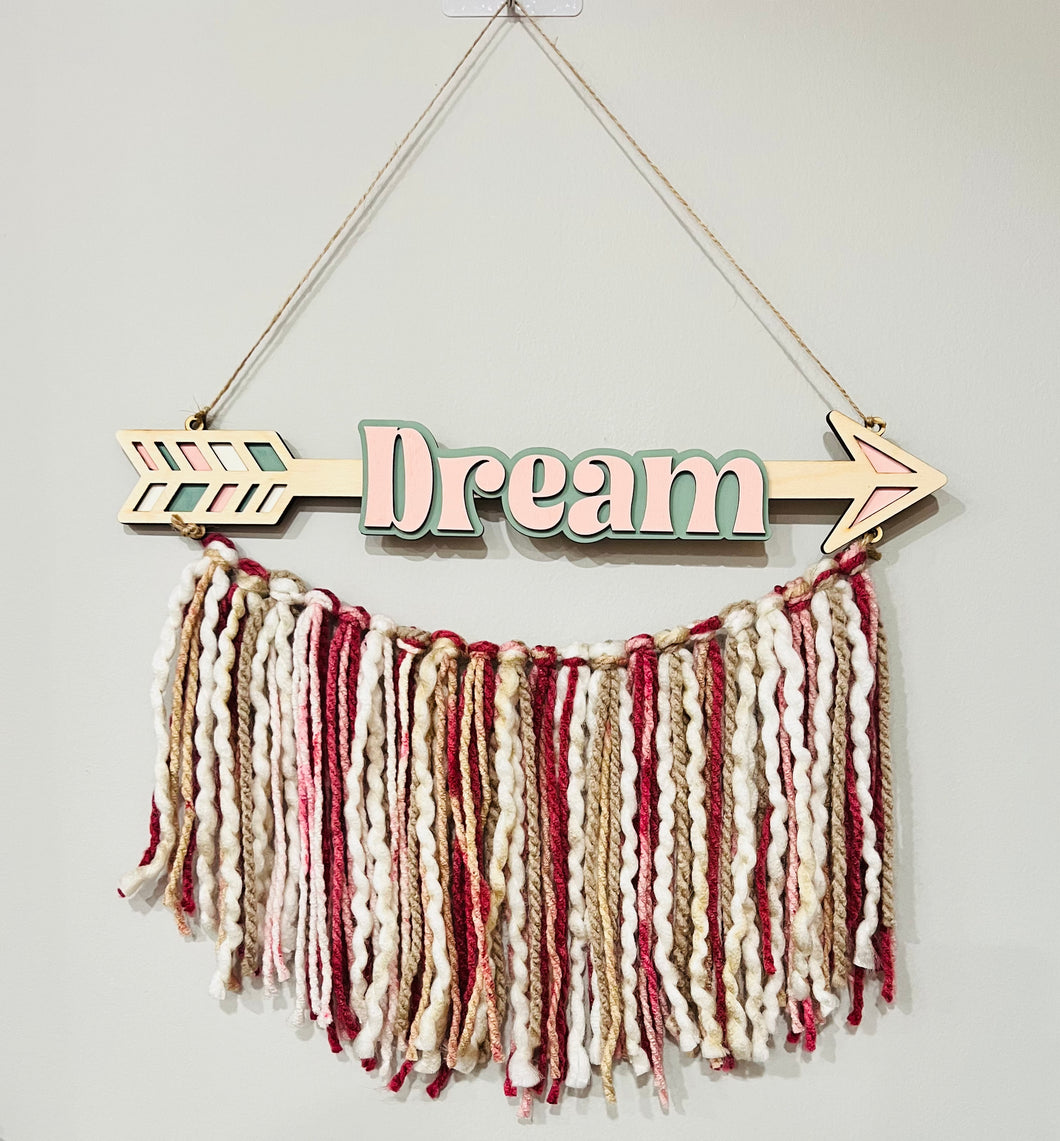 diy kit Dream BOHO Arrow Wall Hanger
