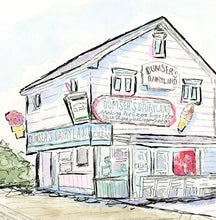 Load image into Gallery viewer, Dumsers Dairyland watercolor 5x7
