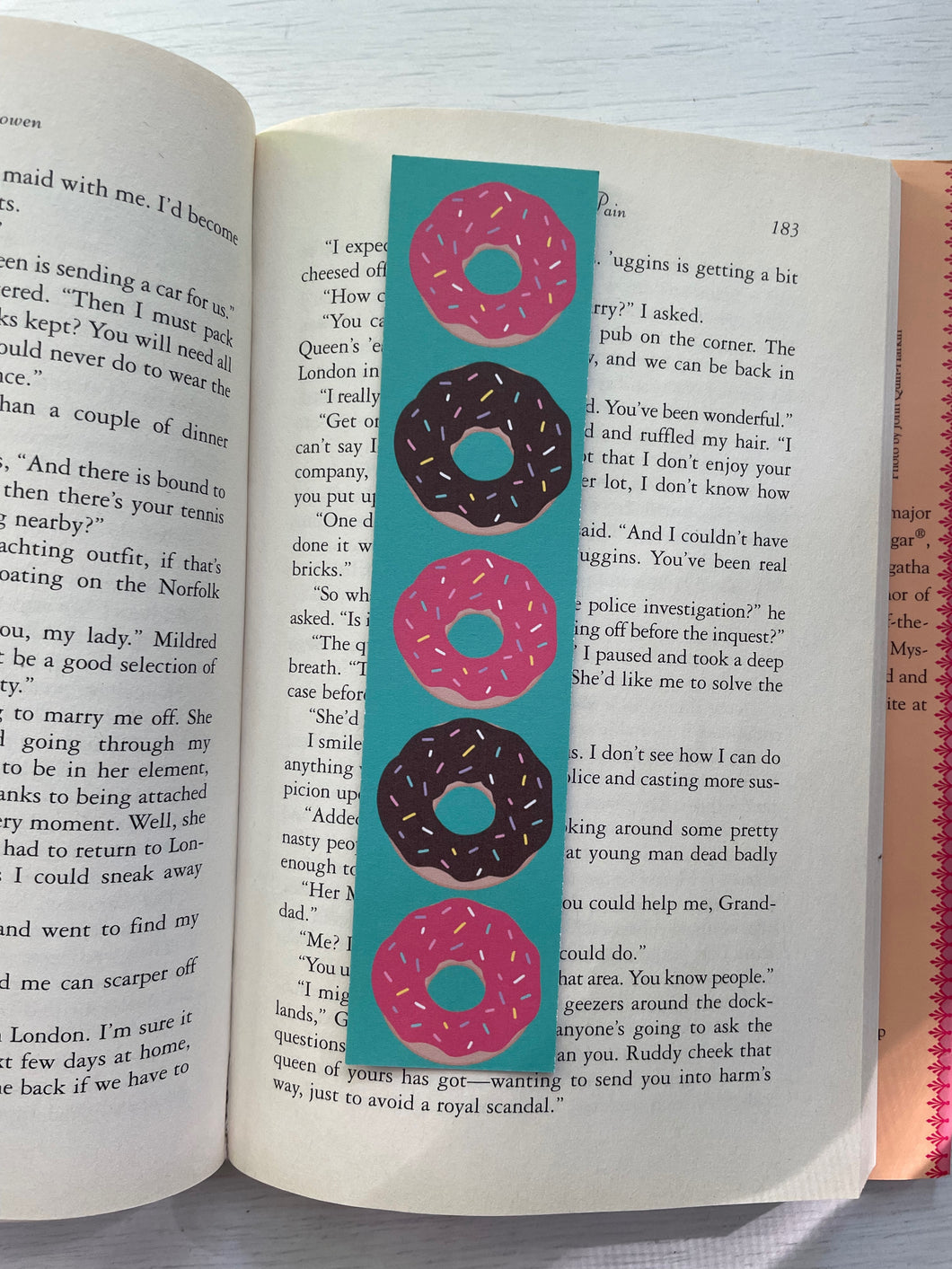 Donut Bookmark | Gift Idea for Reader | Book Club Gift