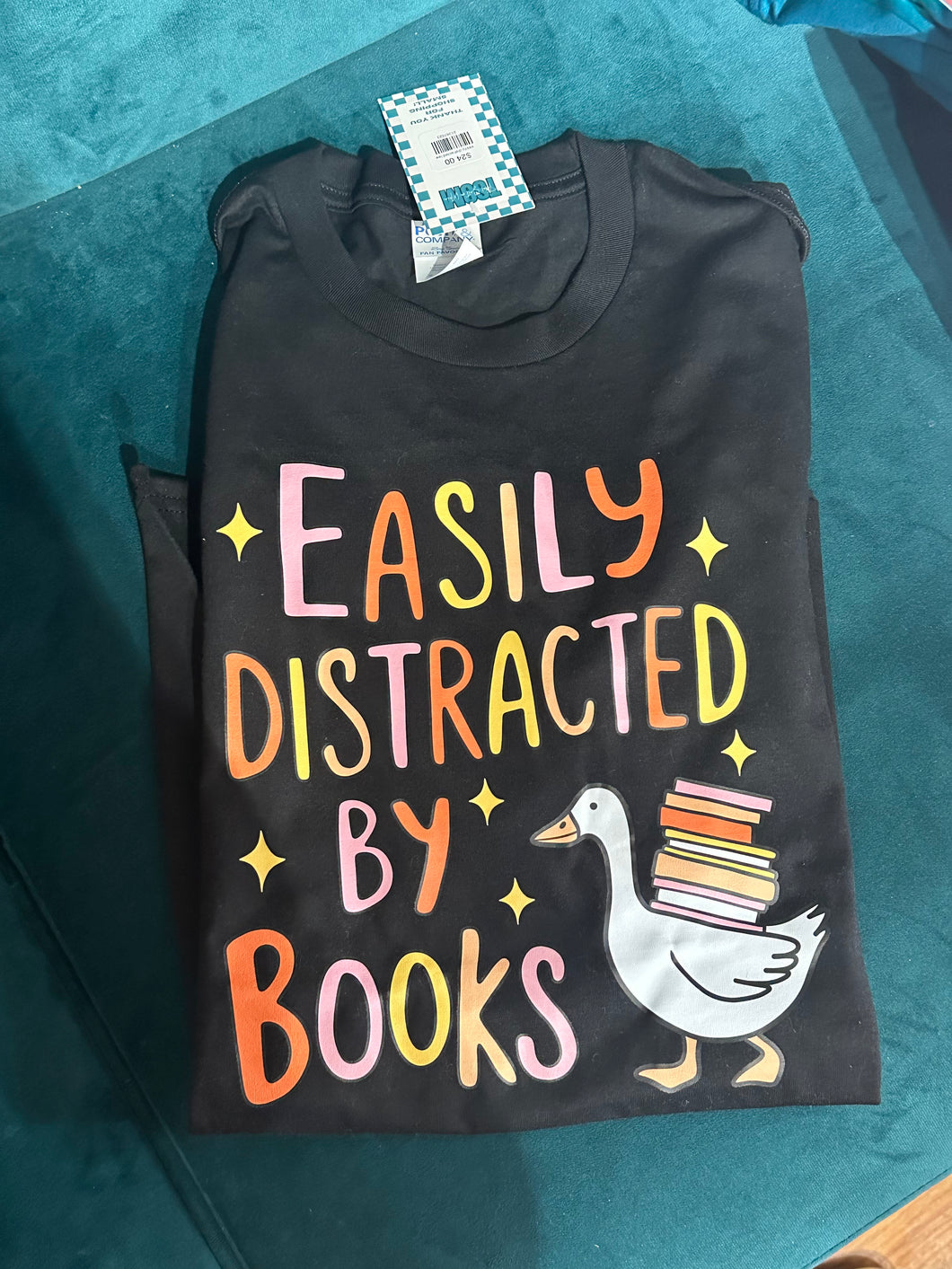 Easily Distracted by Books  crewneck sweatshirt
