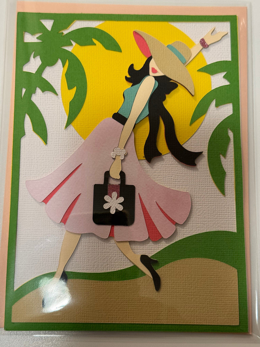 Flower Wristlet Keychain