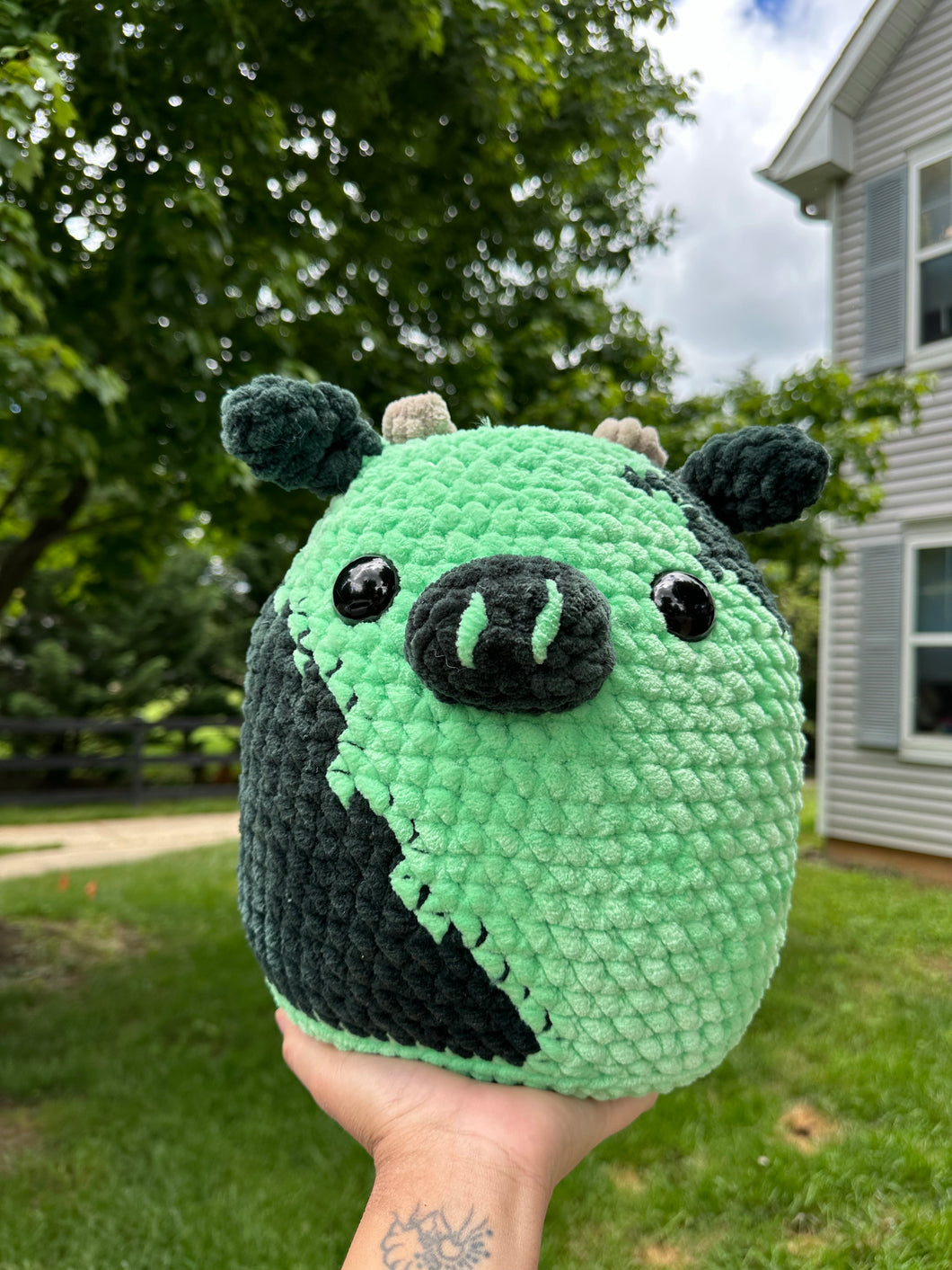 Green Cora the Cow