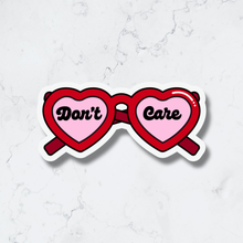 Load image into Gallery viewer, Don&#39;t Care Sunglasses Sticker
