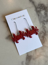 Load image into Gallery viewer, Crab Dangle Earrings
