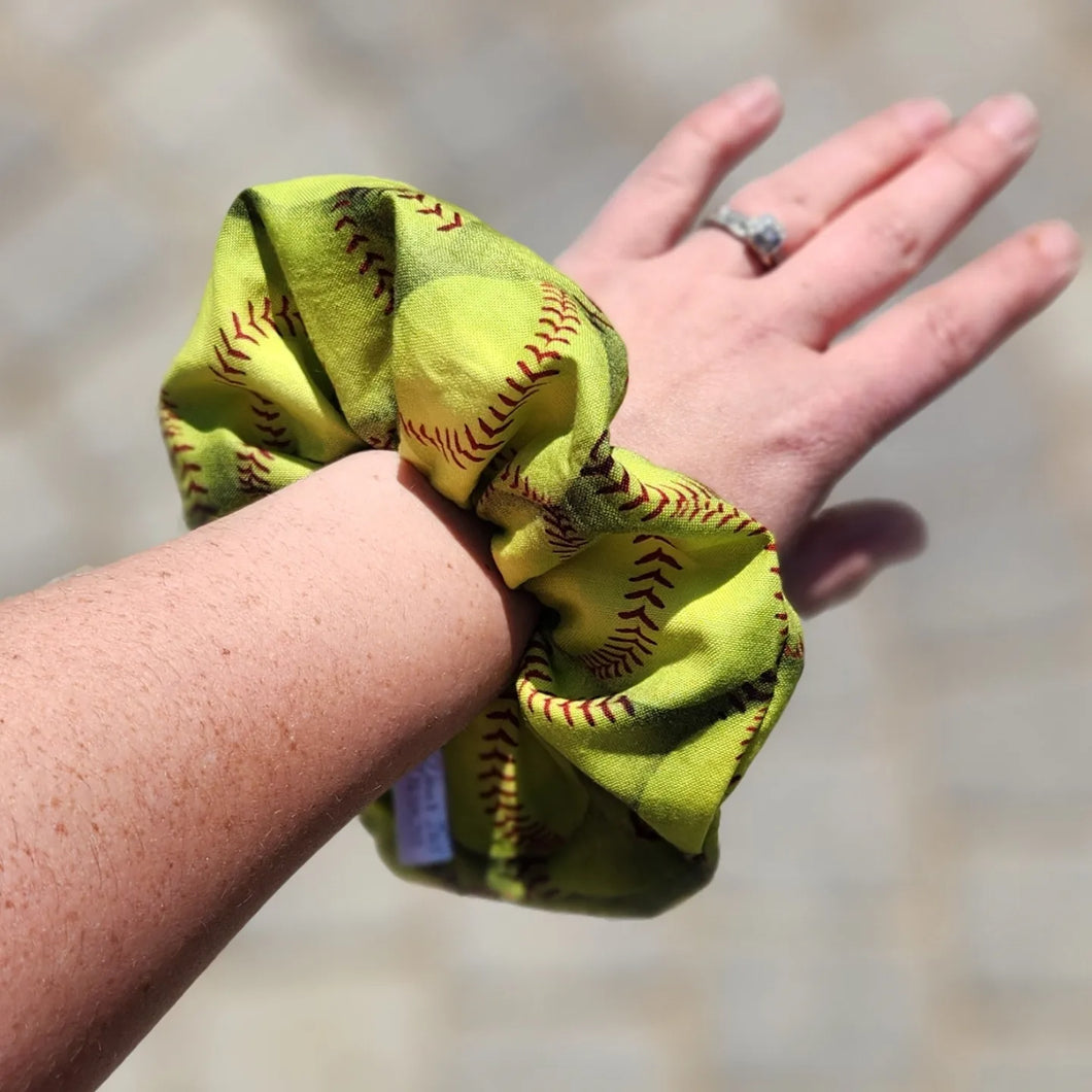 Softball Scrunchie