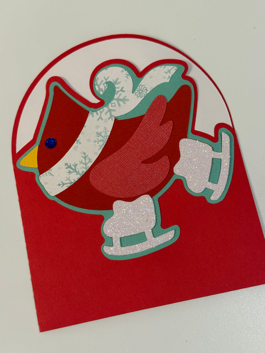 Cardinal Skating Card