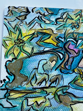 Load image into Gallery viewer, Watercolor and Ink Hand Painted Artwork
