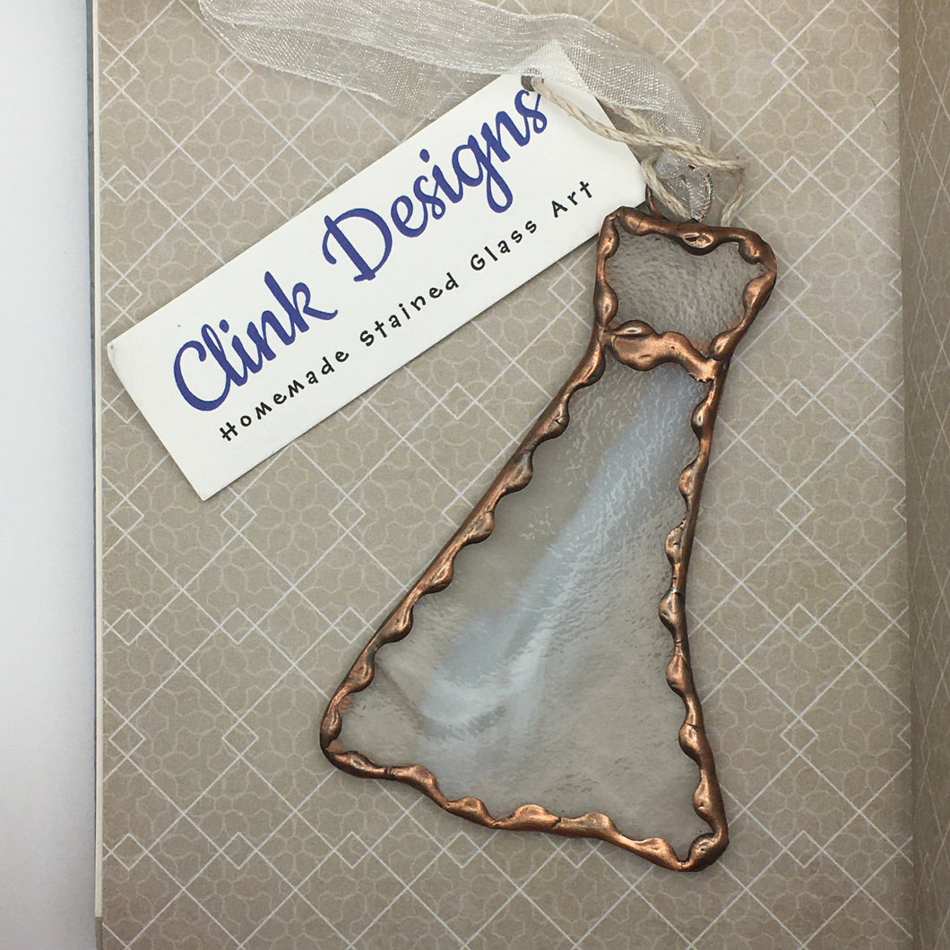 Bride dress Stained Glass Sun-catcher