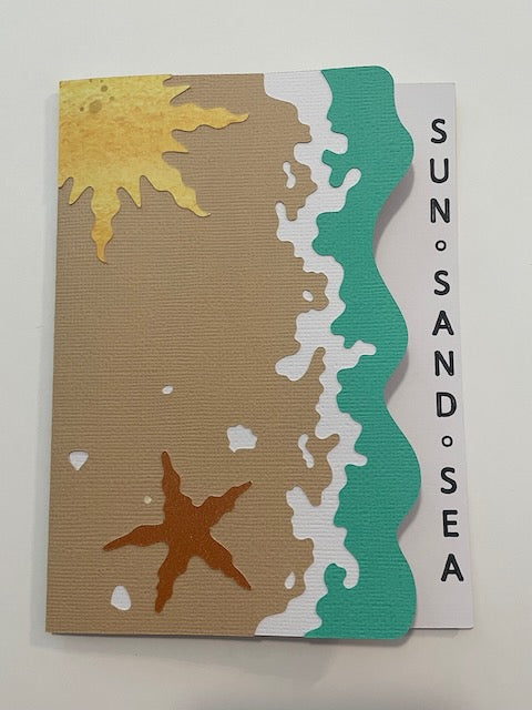 Sun Sand and Sea Card