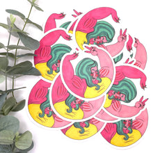 Load image into Gallery viewer, &quot;Pink Lady&quot; stickers

