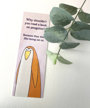Load image into Gallery viewer, Penguin bookmark
