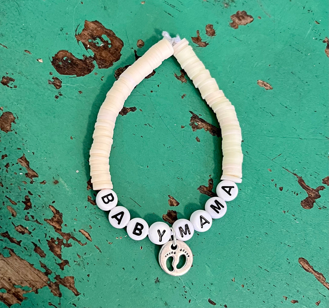Baby Mama Footprints Bracelet