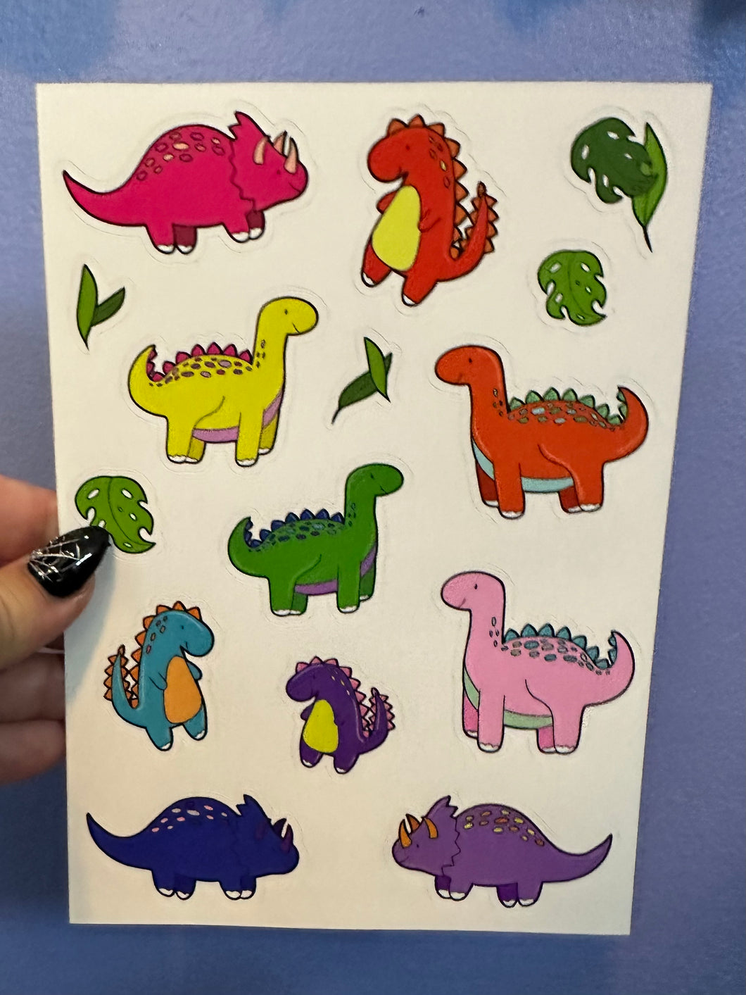 Dinosaur Sticker Sheet