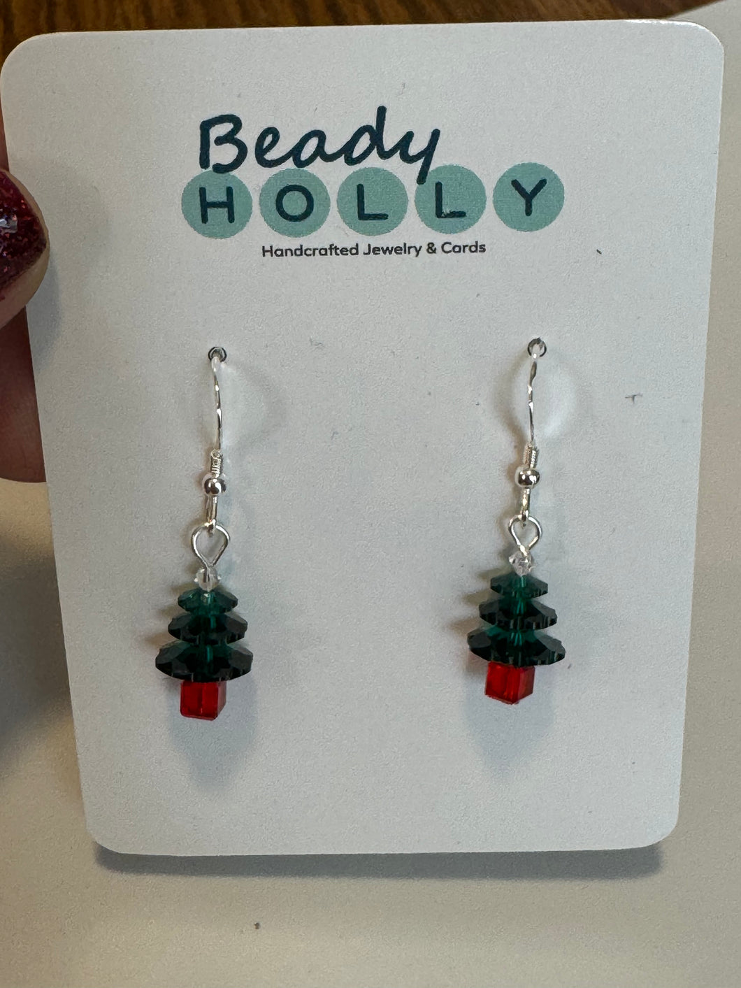 Mini Swarovski Crystal Tree Earrings
