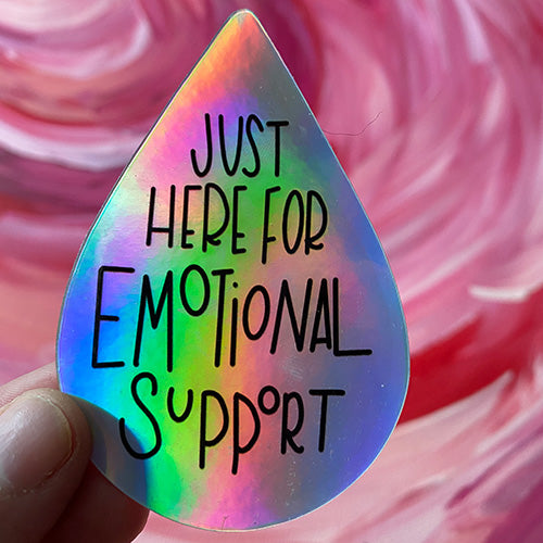 emotional support coworker sticker – Tidal Salt Co