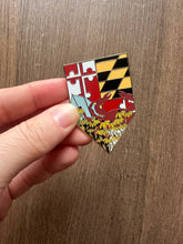 Load image into Gallery viewer, Maryland Banner Enamel Pin
